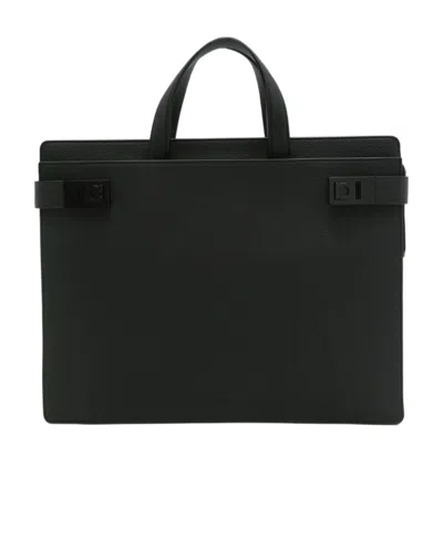 FERRAGAMO FERRAGAMO GANCINI BUCKLED BRIEFCASE