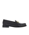 Ferragamo Maryan Patent Leather Loafers In Black
