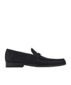 Ferragamo Grandioso Loafers In Blue