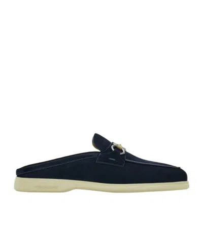 FERRAGAMO GANCINI BUCKLE LOAFER MULE