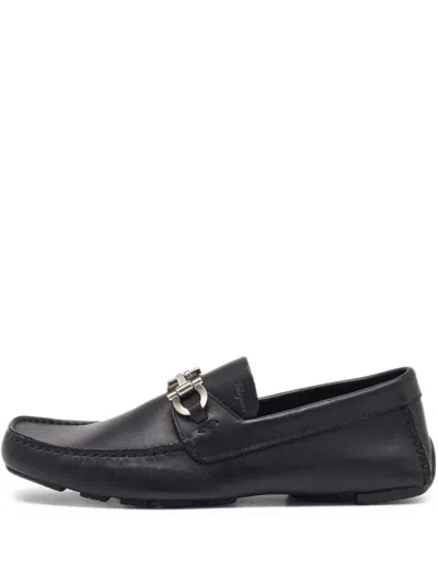 Pre-owned Ferragamo Gancini-buckle Loafers
