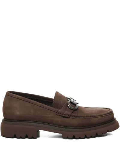 Ferragamo Gancini-buckle Loafers