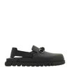 Ferragamo Gancini Buckle Mule In Black