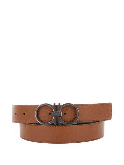 FERRAGAMO GANCINI BUCKLE REVERSIBLE BELT