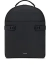 Ferragamo Double Zip Leather Backpack In Black