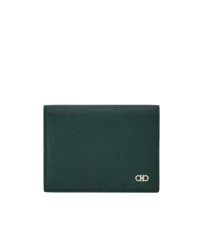 FERRAGAMO FERRAGAMO GANCINI BUSINESS CARD CASE