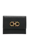Ferragamo Black Leather Wallet