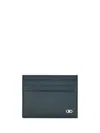 Ferragamo Gancini Card Holder In Green