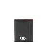Ferragamo Men Gancini Card Holder In Black