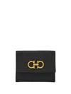 Ferragamo Gancini Cardholder In Black