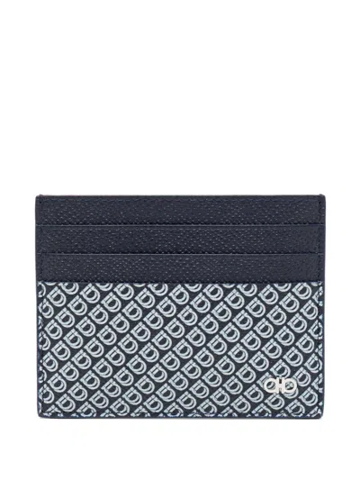 Ferragamo Gancini Cardholder In Blue