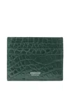 Ferragamo Gancini Cardholder In Green