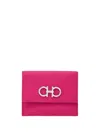 Ferragamo Gancini Cardholder In Pink