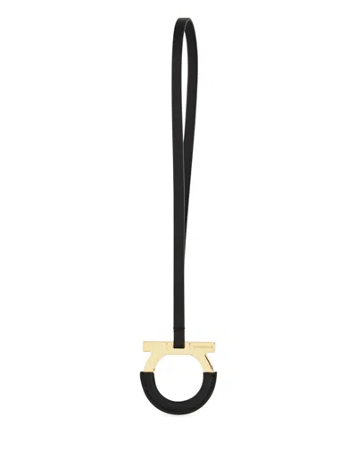 Ferragamo Gancini Charm In Black
