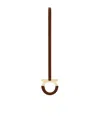 Ferragamo Gancini Charm In Brown