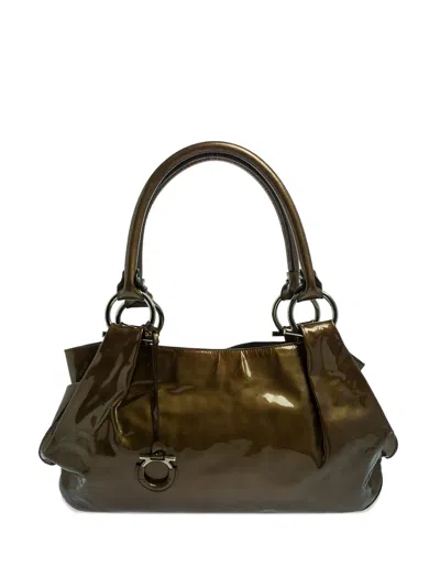 Pre-owned Ferragamo Gancini-charm Tote Bag