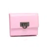 Ferragamo Salvatore  Gancini Clasp Credit Card Holder In Pink