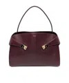Ferragamo Hug Soft Medium Shoulder Bag In Purple