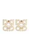 Ferragamo Four Gancini Clip On Earrings
