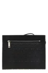 Ferragamo 'gancini' Clutch In Black