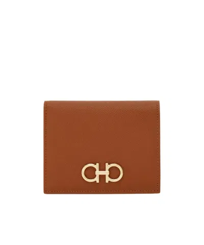 FERRAGAMO GANCINI COMPACT WALLET