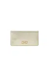 Ferragamo Gancini Buckle Continental Wallet In Multi