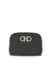 Ferragamo Gancini Credit Card Holder In Black