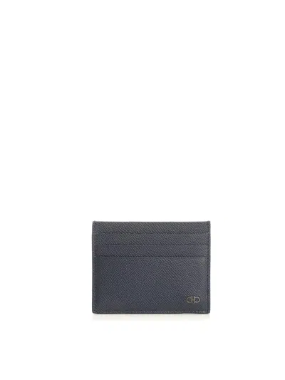 Ferragamo Premium Calf Leather Wallet With Fabric-blend Lining In White