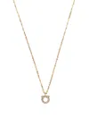 FERRAGAMO GANCINI CRYSTAL NECKLACE