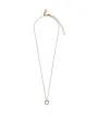 Ferragamo Gancini Crystals Necklace In Yellow