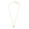 Ferragamo Gold-colored Necklace With Gancini Charm In Golden