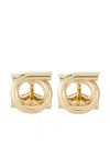 Ferragamo Gancini Cufflinks In Gold