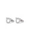 Ferragamo Gancini Cufflinks In Silver