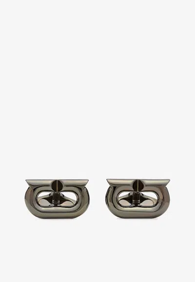 FERRAGAMO GANCINI CUFFLINKS