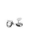 Ferragamo Gancini Cufflinks In White