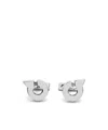 Ferragamo Gancini Polished Cufflinks In White