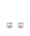 Ferragamo Gancini Cufflinks In White
