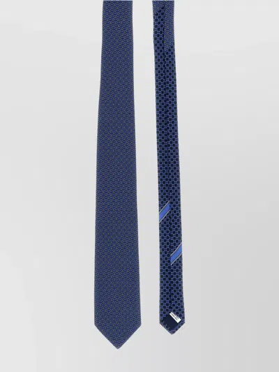 Ferragamo "gancini + Cuori" Print Tie