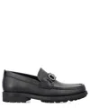 Ferragamo David Gancini Bit Leather Loafers