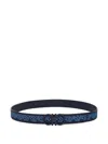 Ferragamo Gancini Denim Belt
