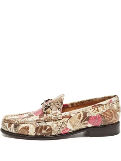 Pre-owned Ferragamo Gancini-detail Loafers