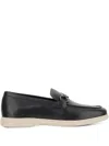 Ferragamo Moccasin Gancini In Black