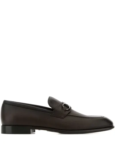 FERRAGAMO GANCINI-DETAIL LOAFERS