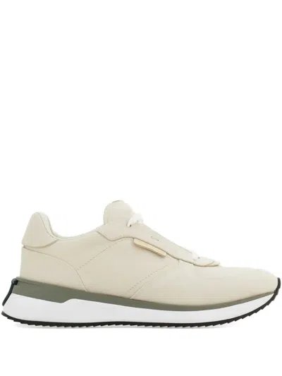 Ferragamo Gancini-detail Low-top Sneakers In White