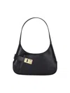 FERRAGAMO GANCINI DETAIL SHOULDER BAG