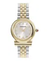 Ferragamo Gancini Diamond Watch In Metallic