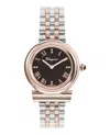 Ferragamo Gancini Diamond Watch With Two-tone Case