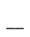 Ferragamo Gancini Double-sided Belt In Black
