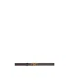 Ferragamo Gancini Double-sided Belt In Green