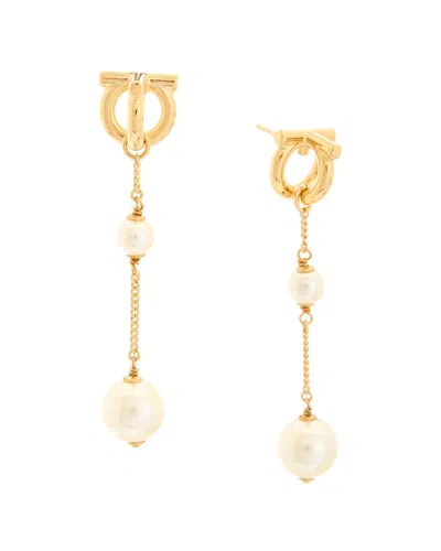 Ferragamo Gancini Earrings In Gold